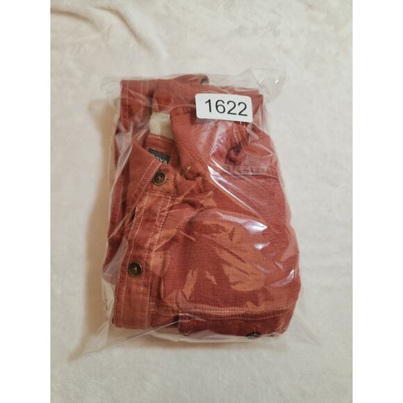 Royal Robbins Shirt Mens Large Red 100% Cotton Long Sleeve Gorpcore Camping - Picture 12 of 12